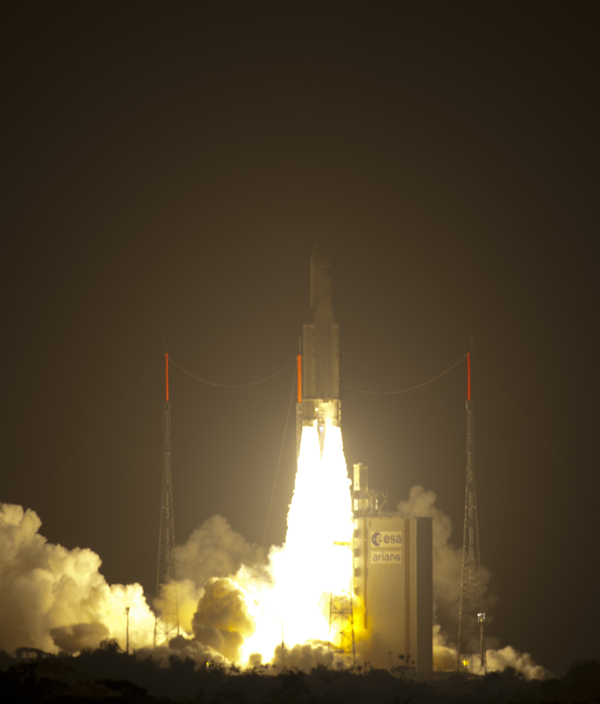 Huge European Cargo Ship Launches Toward Space Station